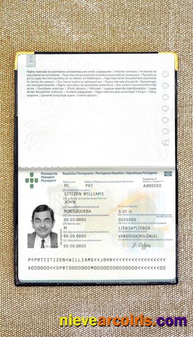Portugal passport (2006-2017) photolook